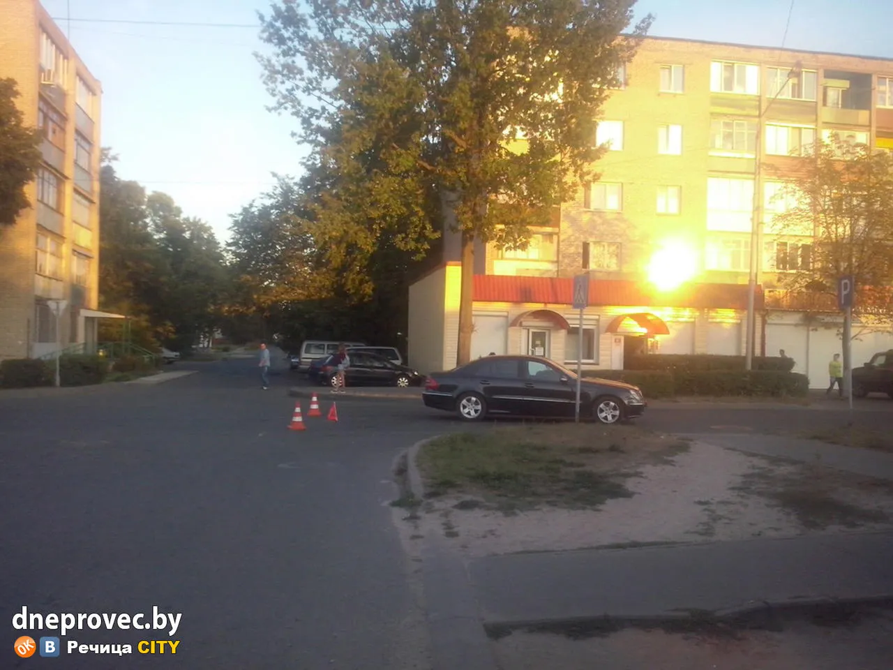 В Речице водитель Merсedes-Benz E200 сбил велосипедистку 